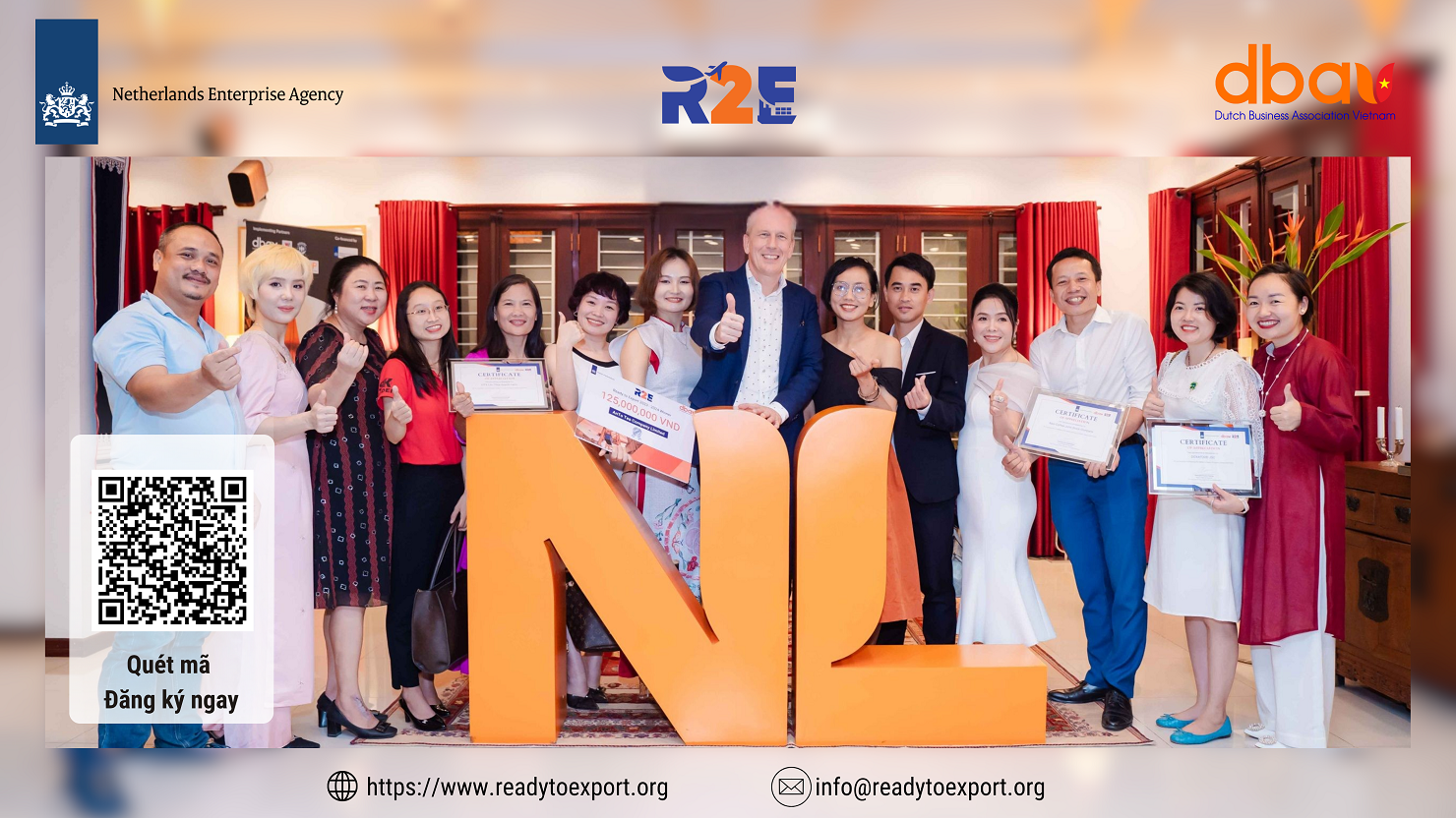 Ready to Export 2026 Mở rộng cánh cửa cho SMEs Việt tham gia chuỗi cung ứng Hà Lan và châu Âu
