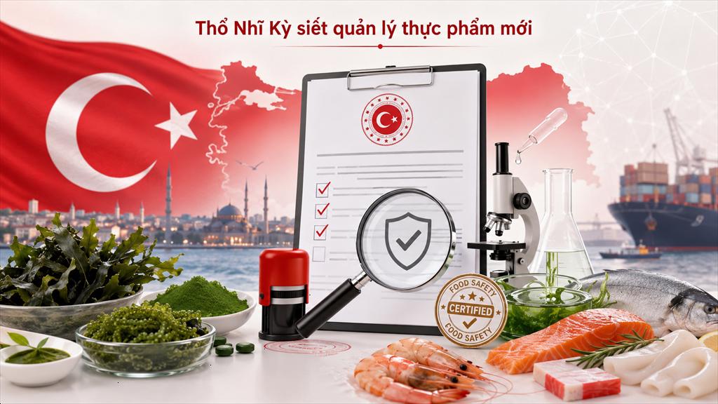 Thổ Nhĩ Kỳ ban hành khung pháp lý toàn diện về thực phẩm mới
