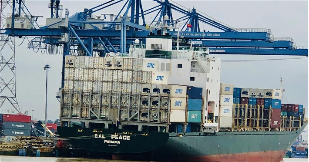 Cước container tuyến châu Á – Mỹ và châu Âu vẫn neo cao