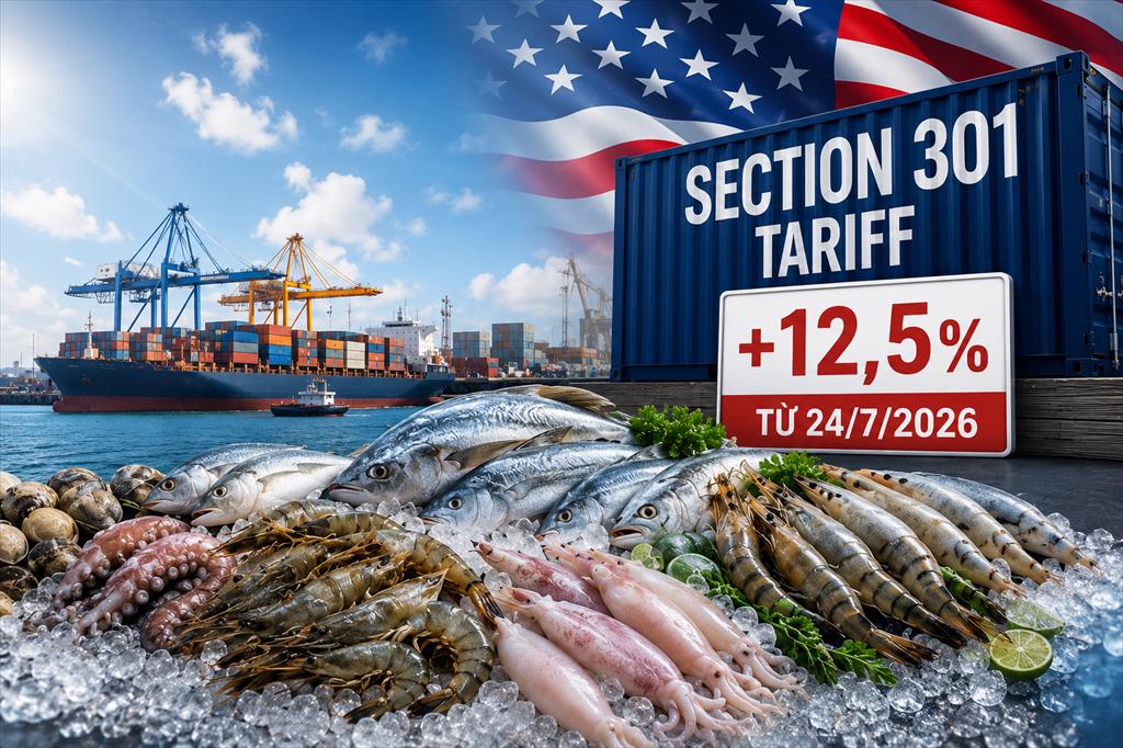 Thuế Section 301 của Hoa Kỳ Thủy sản Việt Nam trước cuộc cạnh tranh mới tại thị trường Mỹ