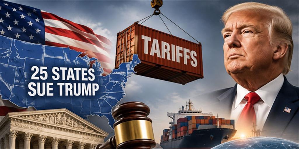 25 bang Mỹ kiện chính quyền Tổng thống Trump vì áp thuế mới