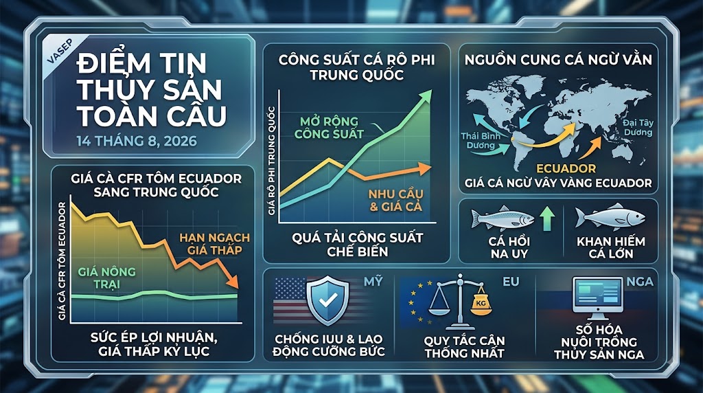 Điểm tin thủy sản thế giới ngày 1482026 