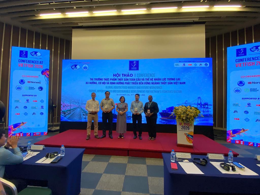 Hội thảo Vietfish 2026 Cập nhật xu hướng thị trường thủy sản toàn cầu và định hướng nhân lực tương lai