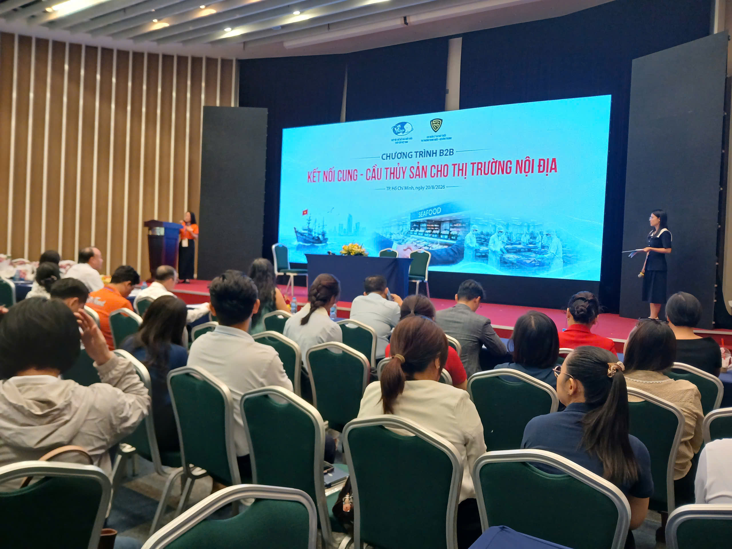 Sôi nổi kết nối doanh nghiệp thủy sản với nhà mua hàng nội địa tại Vietfish 2026