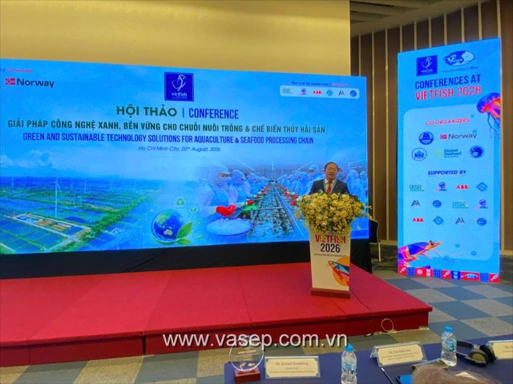 Hội thảo "Giải pháp công nghệ xanh, bền vững cho chuỗi nuôi trồng & chế biến thủy hải sản"