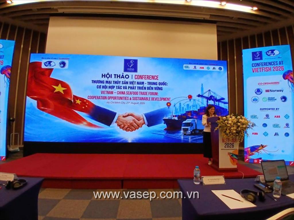 Hội thảo "Thương mại thủy sản Việt Nam – Trung Quốc: Cơ hội hợp tác và phát triển bền vững"