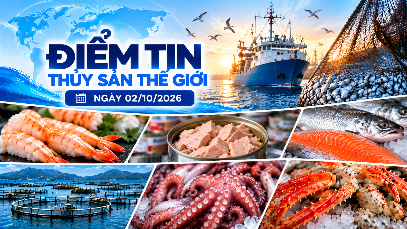 Điểm tin thủy sản thế giới ngày  02102026