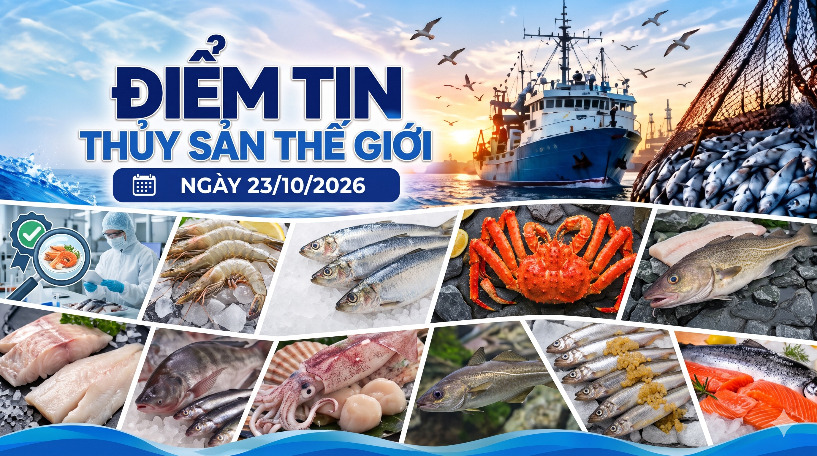 Điểm tin thủy sản thế giới ngày 23102026