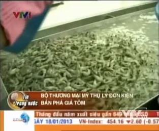 DOC đã thụ lý đơn kiện bán phá giá tôm