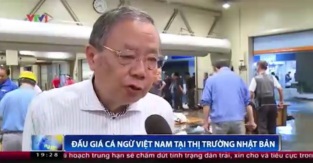 Đấu giá cá ngừ Việt Nam tại thị trường Nhật Bản