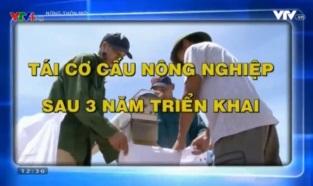[Video] Tái cơ cấu nông nghiệp sau 3 năm triển khai