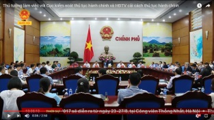 Thủ tướng làm việc với Cục kiểm soát thủ tục hành chính và HĐTV cải cách thủ tục hành chính