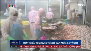 Xuất khẩu tôm tăng tốc để cán mốc 3,4 tỷ USD