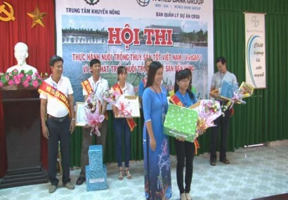 Sóc Trăng tổ chức Hội thi thực hành nuôi trồng thủy sản tốt (VietGAP)