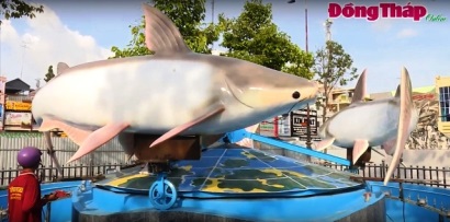 Đồng Tháp: Khánh thành Biểu tượng cá tra Việt Nam