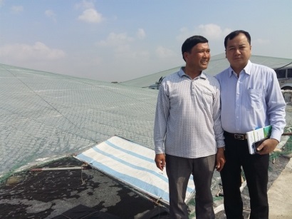 Độc đáo nuôi tôm trong mùa đông