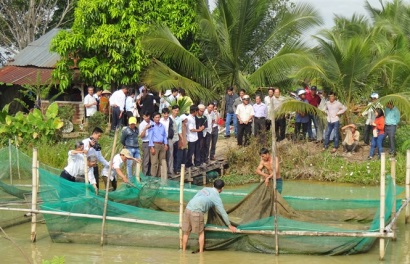Nuôi thủy sản theo chuỗi không lo đầu ra