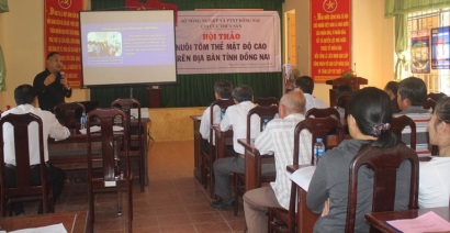 Đồng Nai: Giới thiệu mô hình siêu thâm canh tôm thẻ