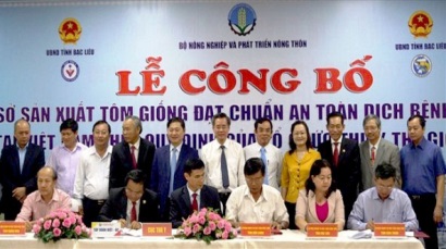 Cơ sở sản xuất tôm giống đầu tiên của Việt Nam đạt chuẩn theo khuyến cáo của OIE