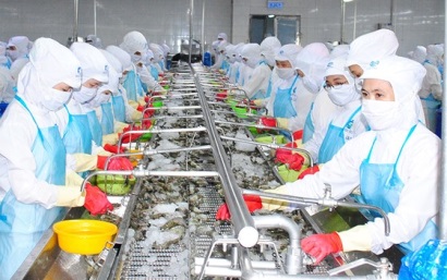 Khai thác “mỏ vàng” từ phụ phẩm tôm