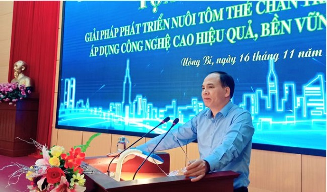 Quảng Ninh: Bàn giải pháp phát triển nuôi tôm thẻ chân trắng