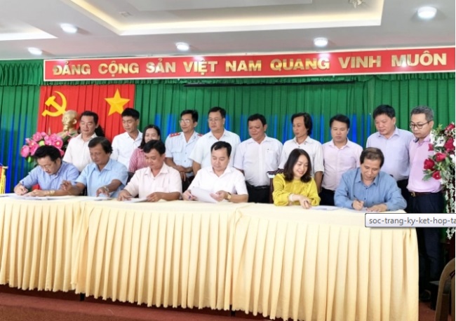 Sóc Trăng: Ký kết hợp tác xây dựng chương trình phát triển tôm-lúa bền vững