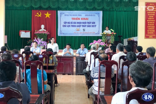 Sóc Trăng: Cấp mã số xác nhận nuôi thủy sản chủ lực