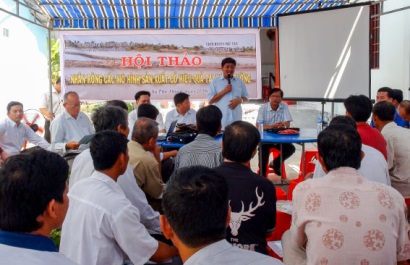 Phú Tân (Cà Mau): Hội thảo mô hình nuôi tôm quảng canh cải tiến ít thay nước