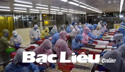 Bạc Liêu: Doanh nghiệp chế biến xuất khẩu thủy sản: Vượt khó, tăng trưởng không ngừng