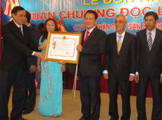 COIMEX: Đón nhận Huân chương Độc lập hạng Ba