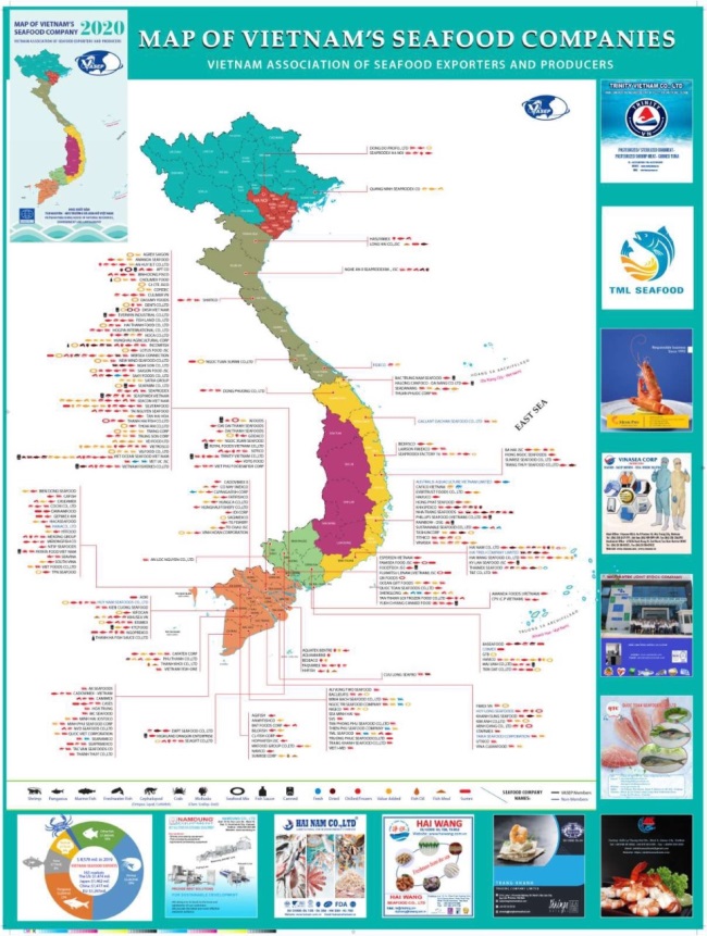 “Bản đồ Doanh nghiệp Thủy sản Việt Nam 2020” - Tháng 8/2020