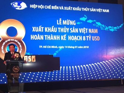 Lễ mừng xuất khẩu thuỷ sản Việt Nam hoàn thành kế hoạch 8 tỷ USD