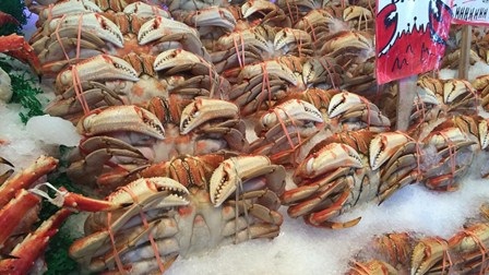 Giá cá minh thái và cua của Nga giảm 