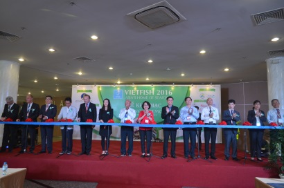 Khai mạc Hội chợ Triển lãm Quốc tế Thủy sản Vietfish 2016
