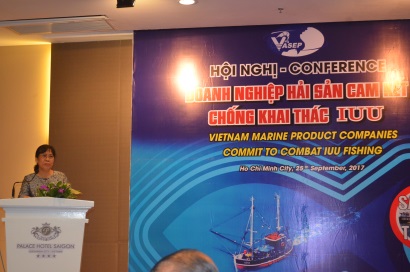 Video: Tuyên bố Báo chí tại Hội nghị DN hải sản cam kết chống khai thác IUU