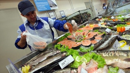 Nga: Giá thủy sản giảm mạnh  