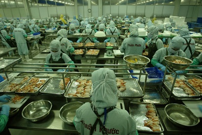 THUAN PHUOC CORP: Xuất khẩu gần 1.900 tấn tôm