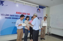 Ảnh Khóa đào tạo K7.17: “Vệ sinh và làm sạch hiệu quả các bề mặt tiếp xúc thực phẩm trong doanh nghiệp chế biến thủy sản” 