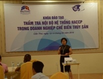 Ảnh Khóa đào tạo K10.16: “Thẩm tra Nội bộ Hệ thống HACCP trong Doanh nghiệp Chế biến Thủy sản” 