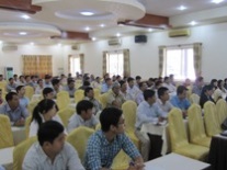 Ảnh Hội Thảo: "Phương pháp phát hiện và chiến lược phòng bệnh hoại tử gan tụy và bệnh vi bào tử trùng trên Tôm nuôi"