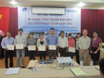 Ảnh Khóa tập huấn:"Áp dụng Tiêu chuẩn BAP mới cho Trại nuôi Cá và Giáp xác"