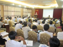 Ảnh Hội thảo: "Kiểm soát hiệu quả nước thải trong CBTS - Những quy định hiện hành"