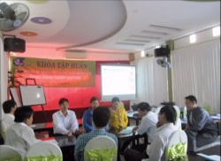 Một số hình ảnh hoạt động trong khóa tập huấn “Phương pháp động viên và giữ chân nhân viên trong DNTS” Tp. Cần Thơ (17-1852012)