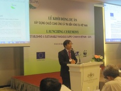 Một số hình ảnh của Lễ Khởi động Dự án Xây dựng chuỗi cung ứng cá tra bền vững tại Việt Nam (SUPA)