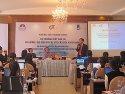 Một số hình ảnh của khóa đào tạo Thị trường Thủy sản EU - Xu hướng, qui định và các yêu cầu của khách hàng.