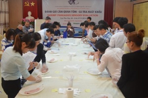Thu nhận được nhiều kiến thức, kỹ năng từ chương trình đánh giá cảm quan Tôm - Cá Tra. 