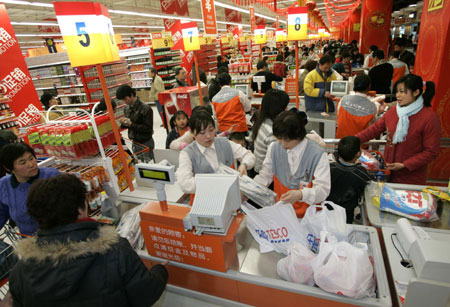 China now world’s No. 1 food retail market
