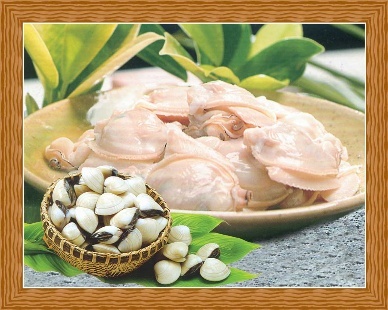 Seaprodex Hanoi promoting clam meat products