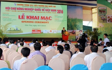 Int’l agriculture trade fair opens in Can Tho