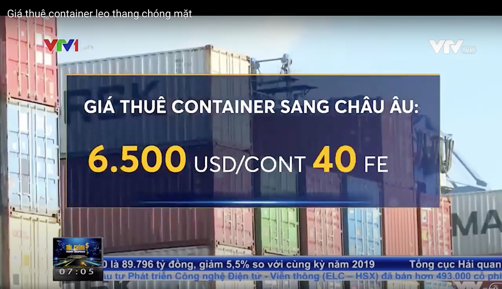 Giá thuê container leo thang chóng mặt